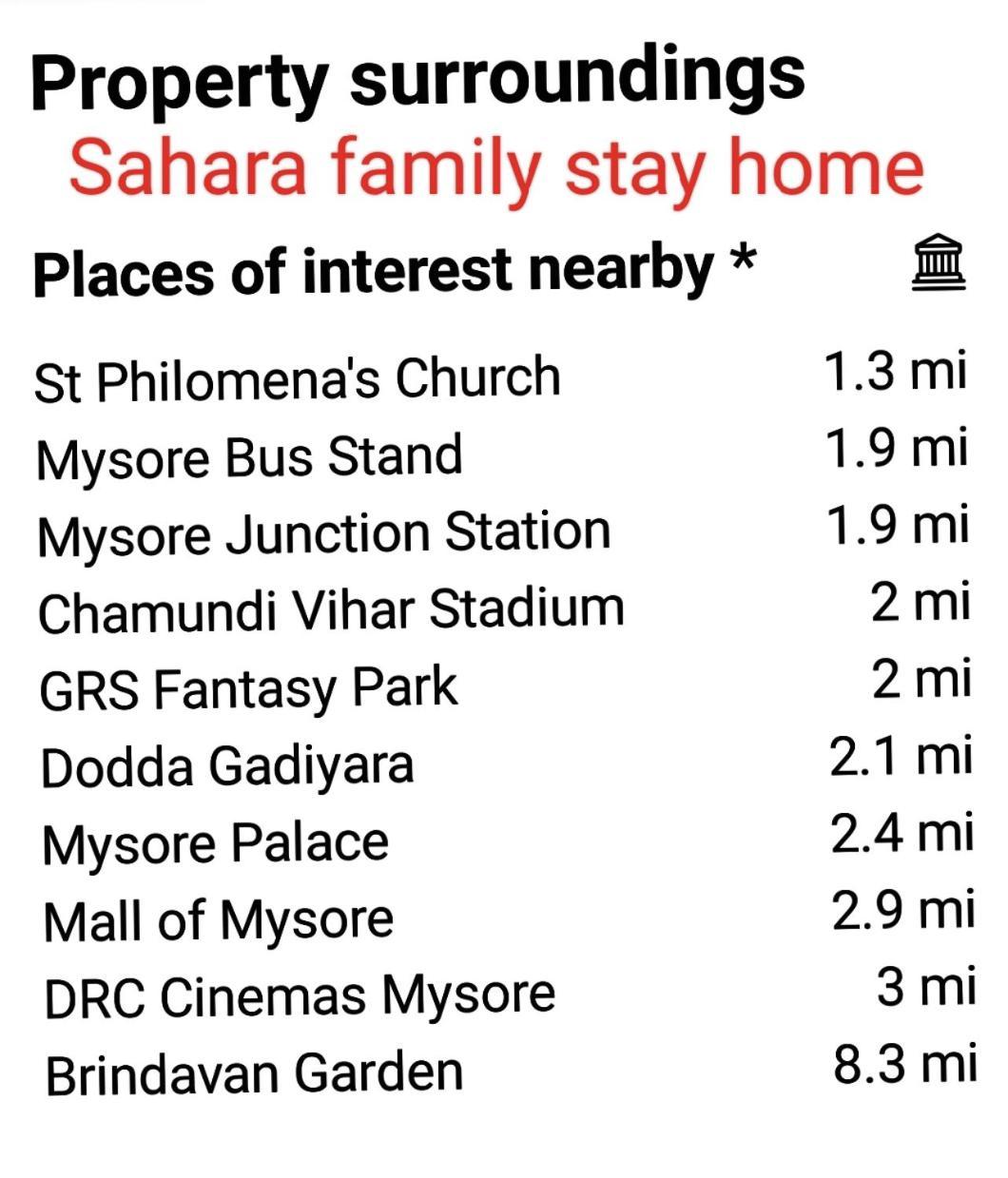 Sahara Family Homestay マイソール エクステリア 写真